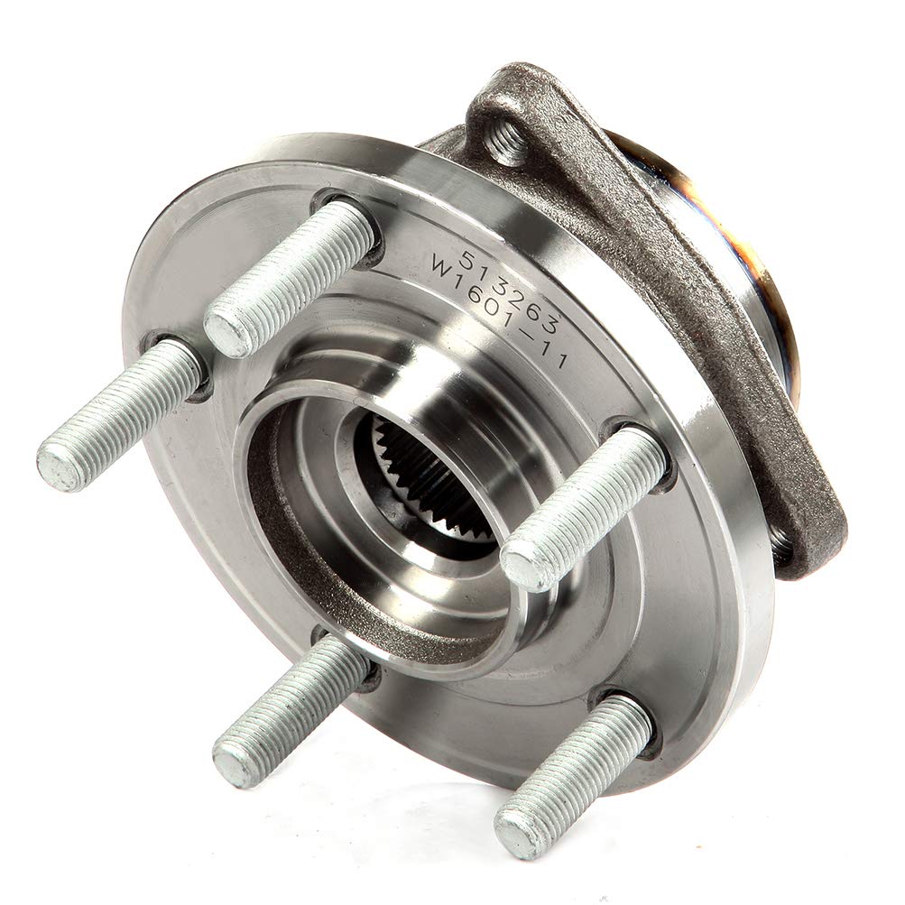 ROADFAR Front Wheel Bearing and Hub Assembly Replacement for 2007-2010 Chrysler Sebring - Pair (513263 X2) - Durable Auto Parts for Smooth Driving & Longevity - DIY Car Repair & Maintenance - Ideal for Daily Commute, Road Trips & Off-Road Safety
