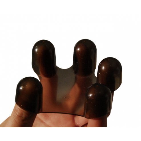 2-Pack Brown Finger Massage Tool for Hand Pain Relief & Stress Relief - Perfect for Office Workers, Gamers & Arthritis Sufferers