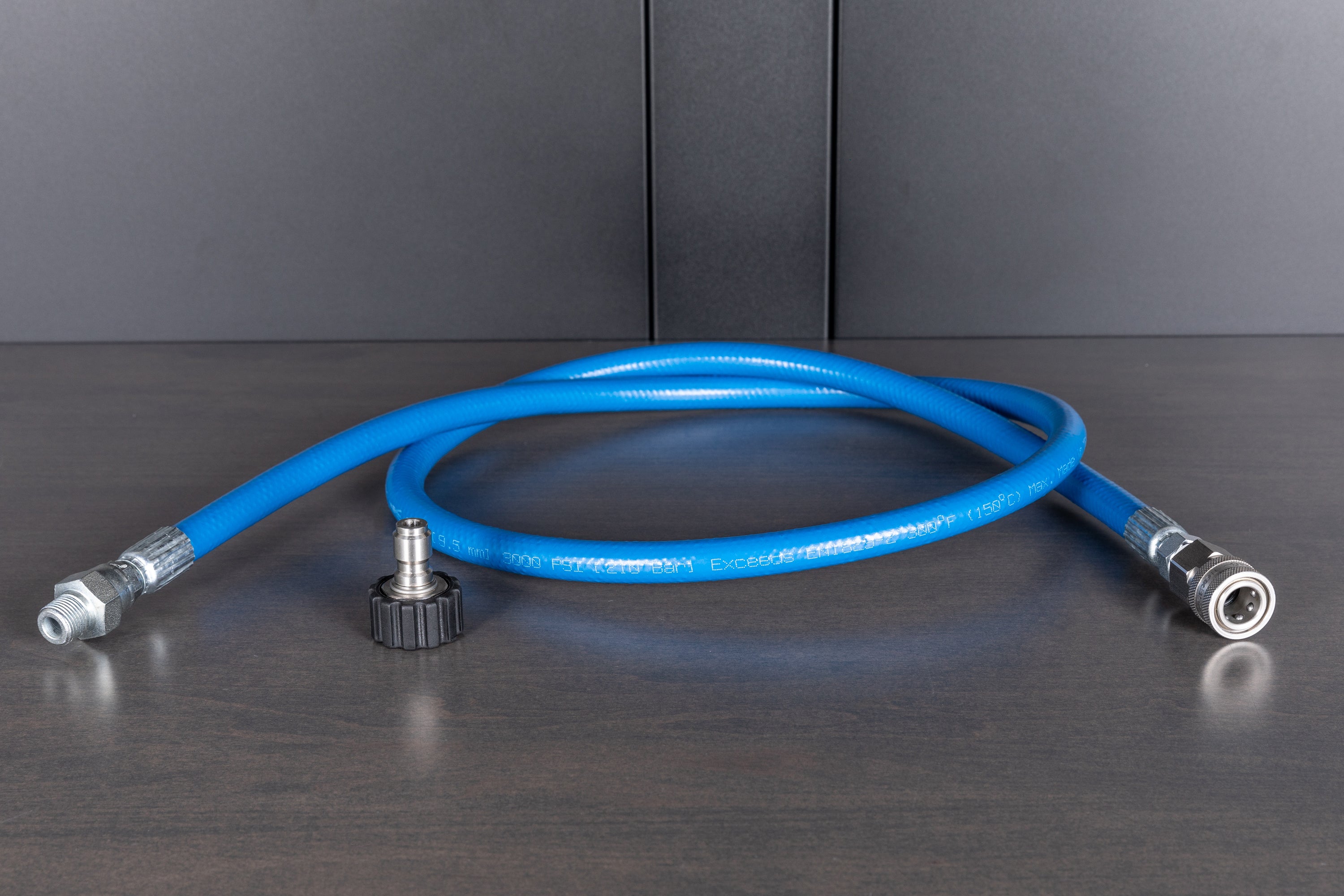 3/8 Inch High Pressure Jumper Hose Kit - Heavy Duty Hydraulic Hose for Industrial, Automotive & Agricultural Use - Perfect for Hydraulic Systems, Construction Equipment & Farm Machinery