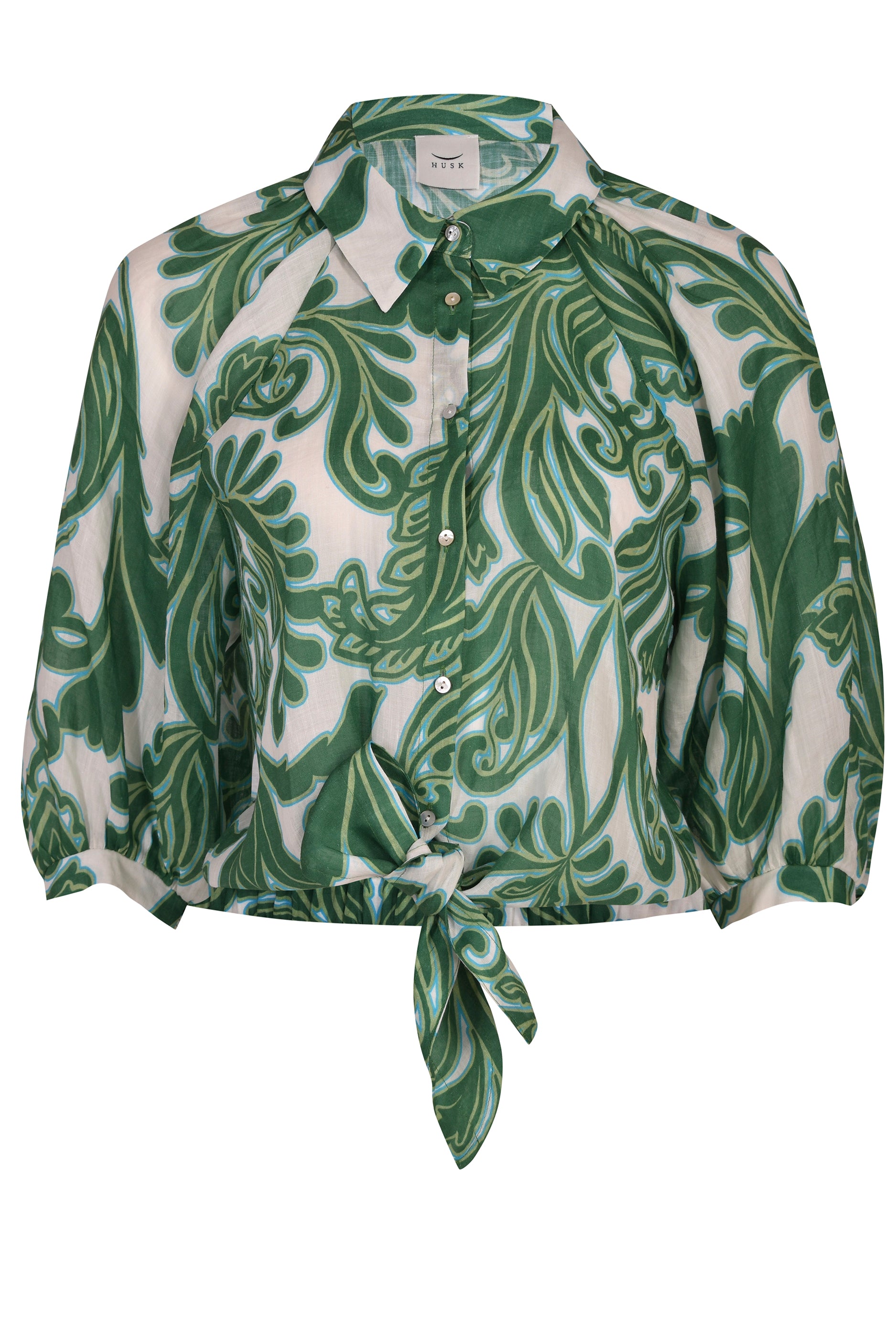 Husk Athena Top Print - Stylish Women's Floral Print Blouse for Casual Wear & Summer Outfits | Perfect for Office, Dates & Vacation