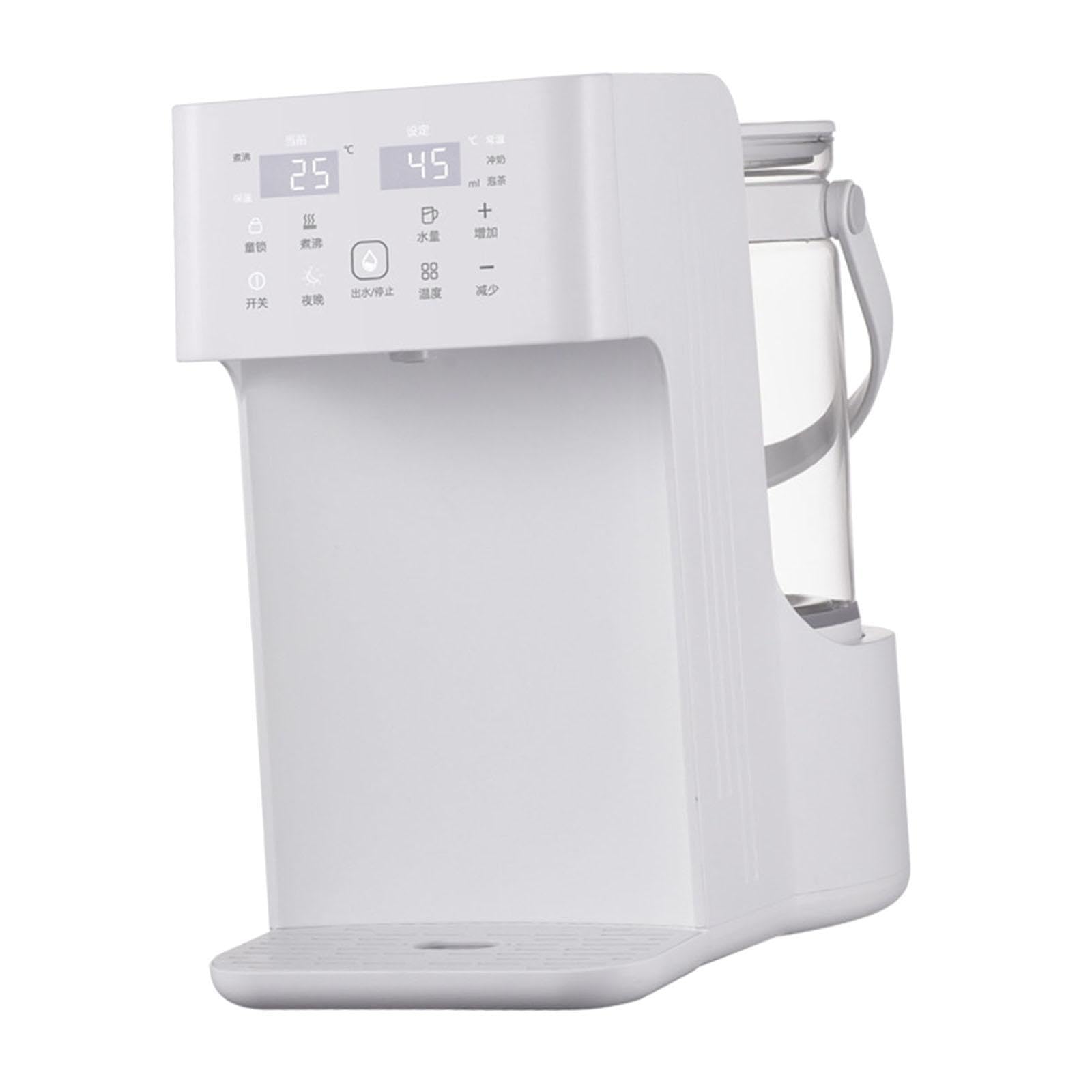 Milageto Electric Water Kettle with Keep Warm Function & Night Light - Fast Boiling 1.7L Stainless Steel Tea Kettle for Coffee, Tea, Baby Formula - Perfect for Home, Office & Nursery Use
