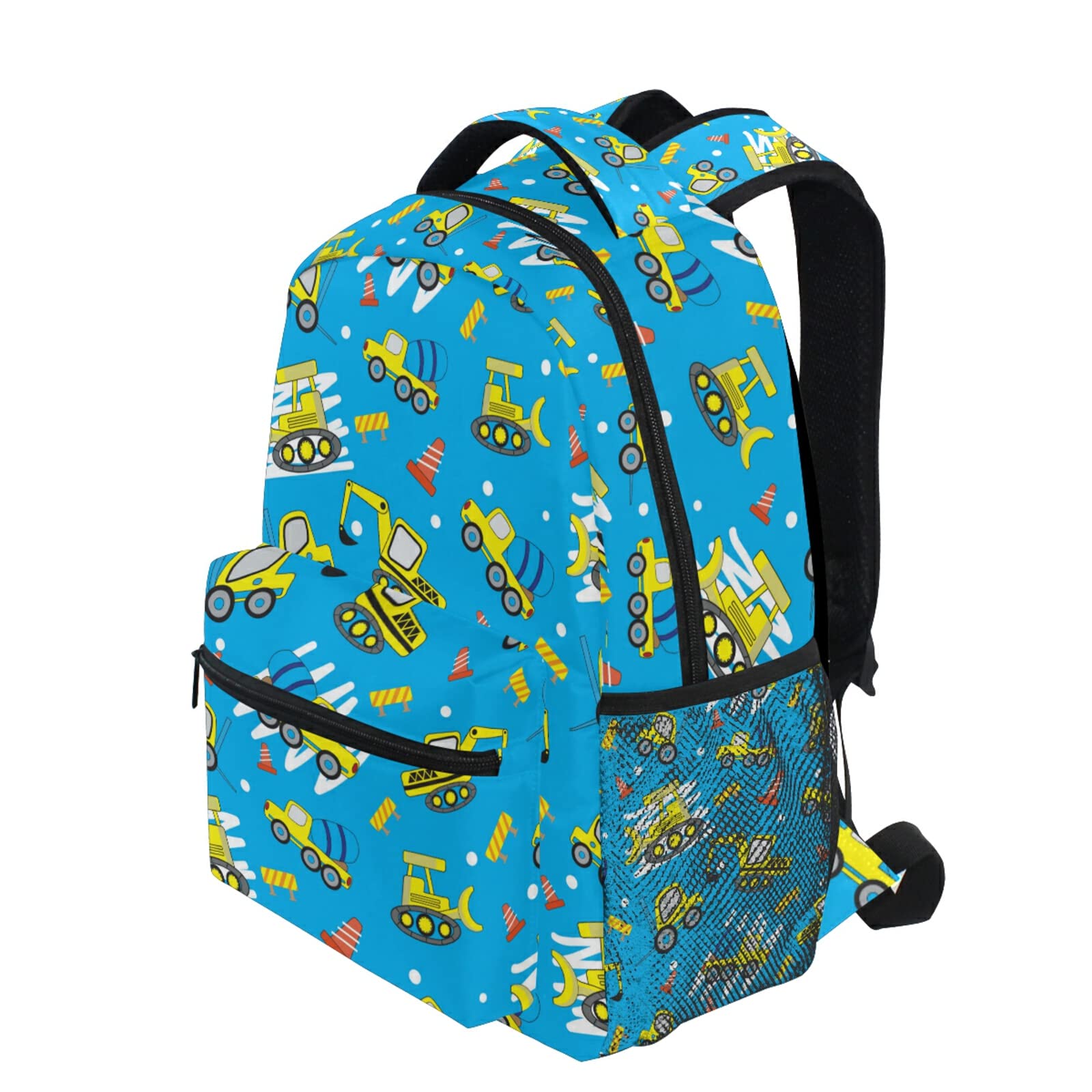 Cute Cartoon Excavator Backpack for Kids - Water Resistant School Bookbag, Laptop Bag for Boys & Girls - Perfect for School, Travel & Outdoor Activities