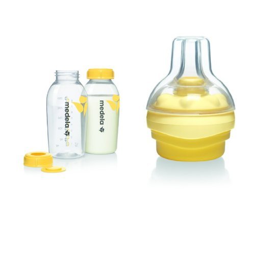 Medela Calma Breastfeeding Bottle System - BPA-Free 250ml Baby Bottles (Pack of 2) - Natural Feeding Solution for Breastfed Babies at Home or On-the-Go