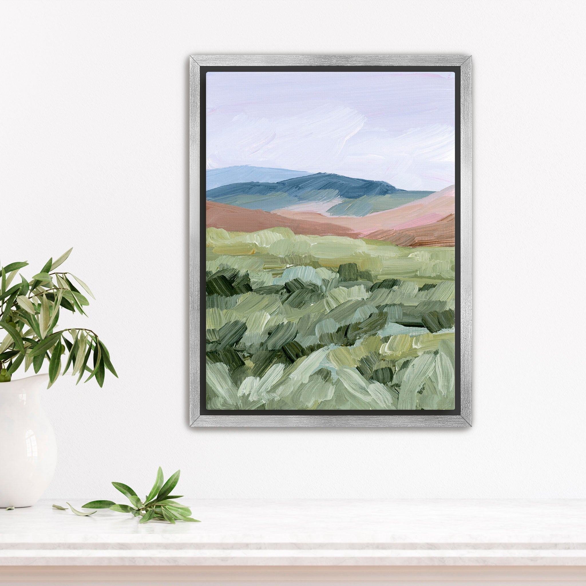 Spring Art Print - Vibrant Floral Wall Decor for Home, Office & Gifts | Landscape Painting for Living Room, Bedroom & Dorm