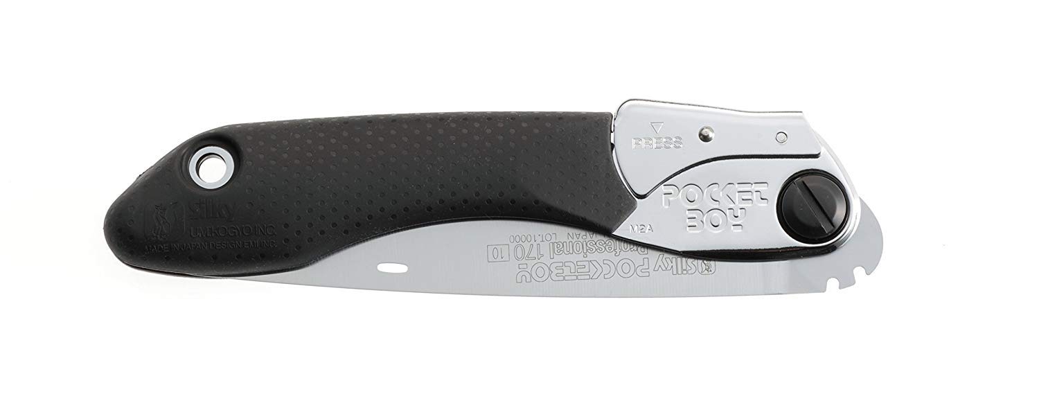 Professional Folding Hand Saw - Silky PocketBoy 170mm Medium Teeth Landscaping Saw (Pack of 4) | Perfect for Gardening, Camping & Outdoor Wood Cutting