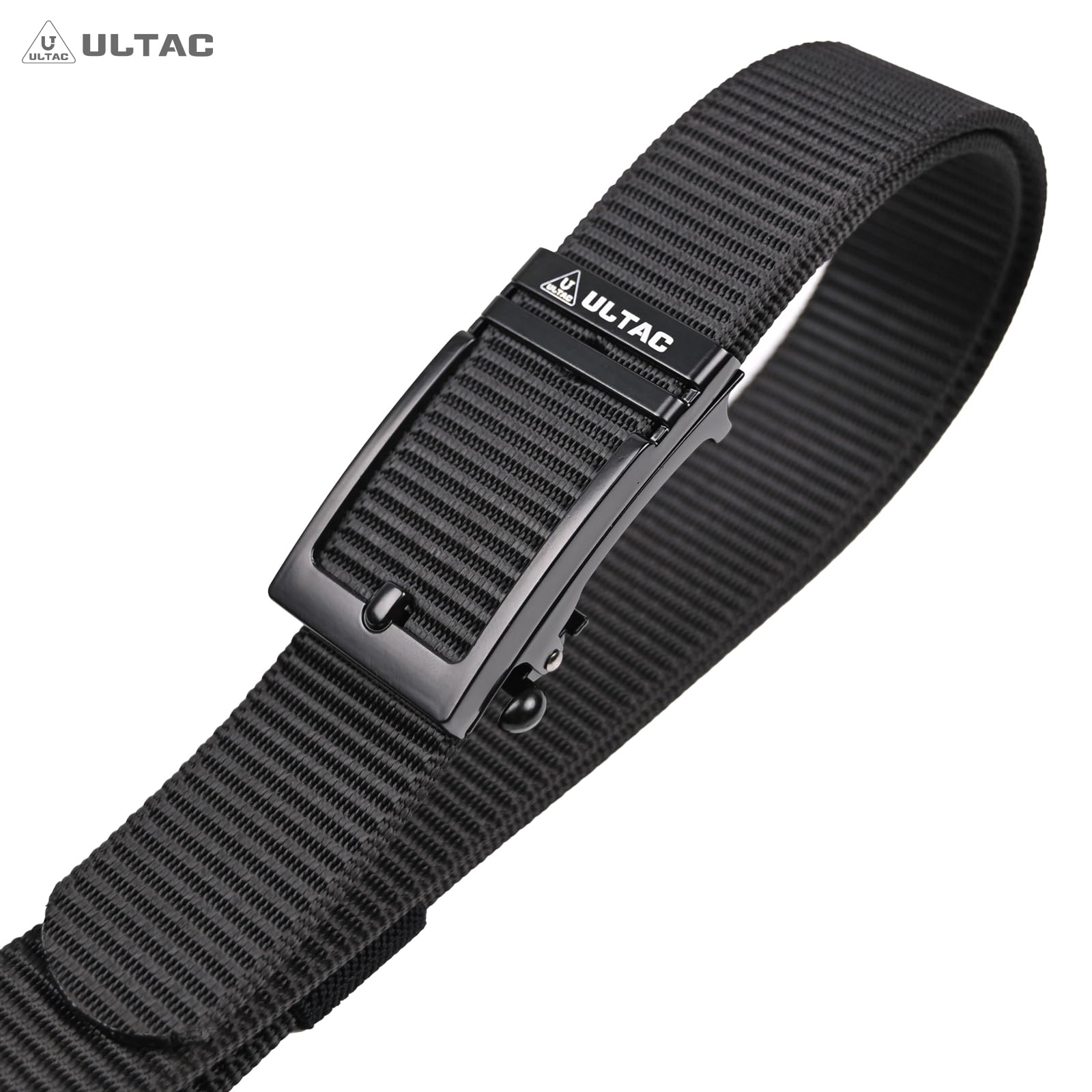Best Concealed Carry Gun Belt for Men - Tactical Ratchet Nylon EDC CCW Work Belt with Auto Slide Buckle - Perfect for Everyday Carry, Shooting Range & Outdoor Activities