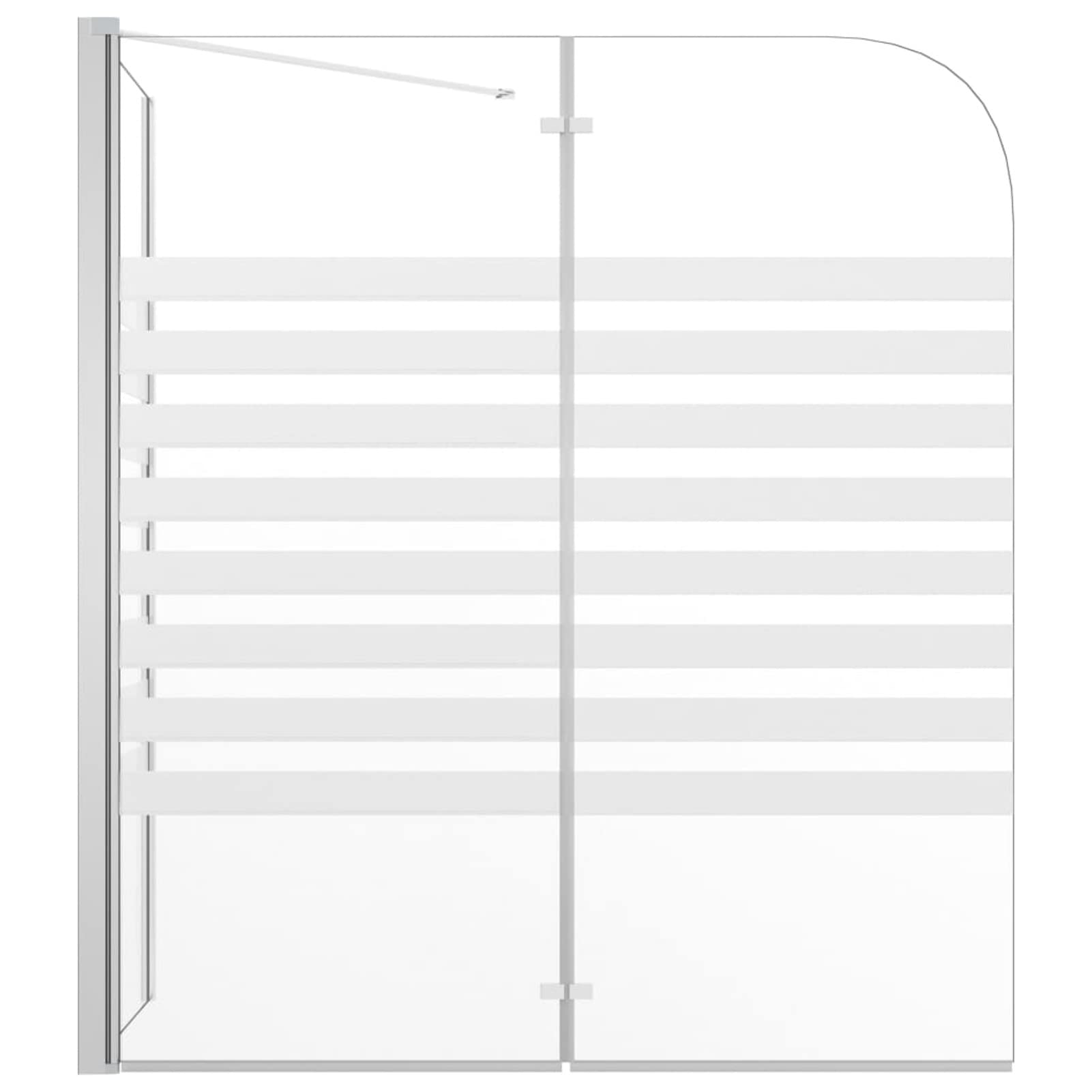 Tempered Glass Shower Panel Screen - 47.2