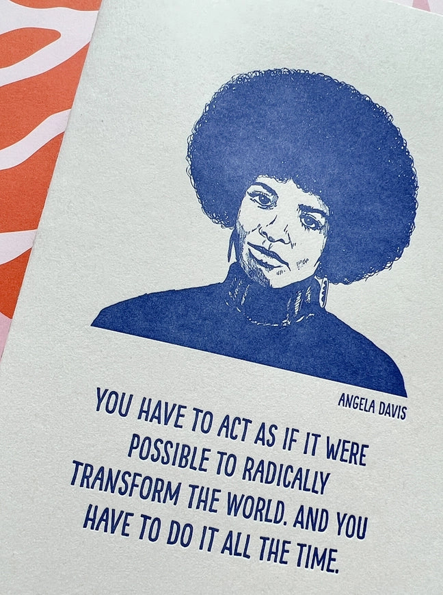 Angela Davis Notebook - Inspirational Journal for Activists, Students & Writers - Perfect for Note Taking, Journaling & Gift Giving
