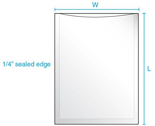 18x28 Inch 3 Mil Clear Vacuum Sealer Bags - Heavy Duty Food Storage Bags for Sous Vide, Meal Prep & Freezer Storage (Pack of 250)