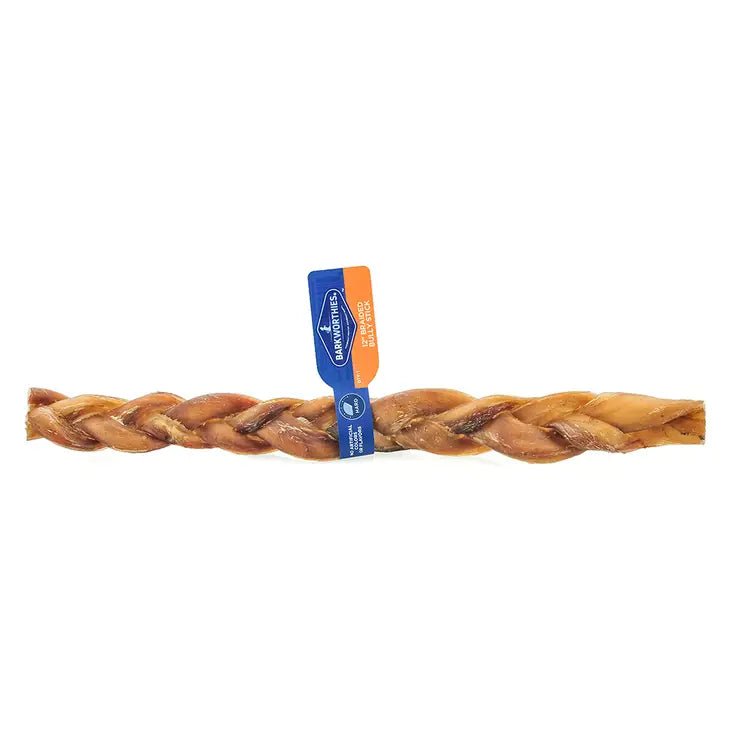 Premium Braided Bully Sticks for Dogs - 12 Inch Natural Chew Treats - Long-Lasting Dental Health & Anxiety Relief - Perfect for Aggressive Chewers & Training Rewards