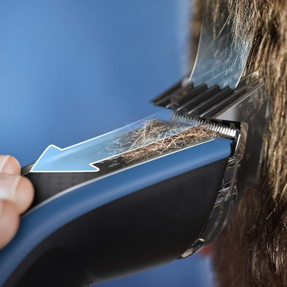 PHILIPS HC5612/15 Series 5000 Rechargeable & Washable Hair Clipper for Men - Professional Cordless Hair Trimmer with Self-Sharpening Blades - Perfect for Home Haircuts, Beard Trimming, and Personal Grooming