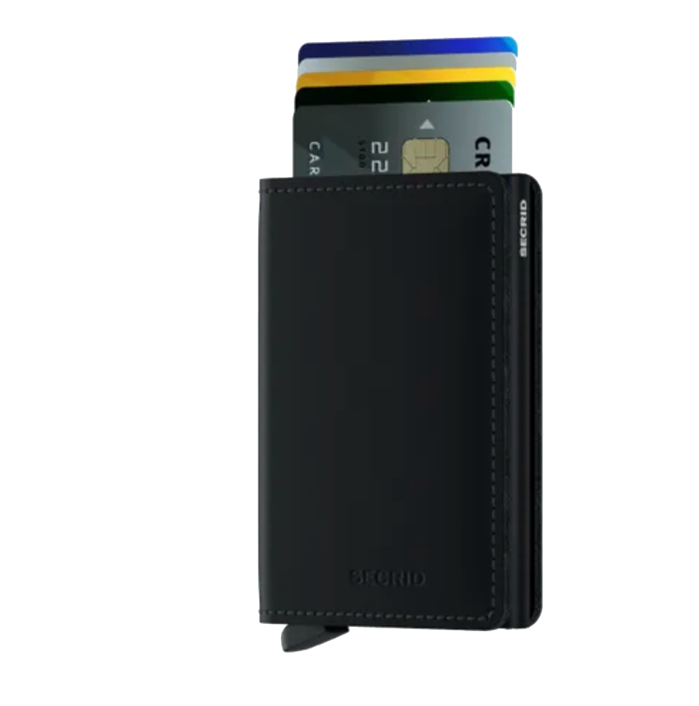 SECRID Slimwallet Matte - RFID Blocking Minimalist Wallet for Men & Women | Ultra-Thin & Durable | Perfect for Travel, Business & Everyday Use