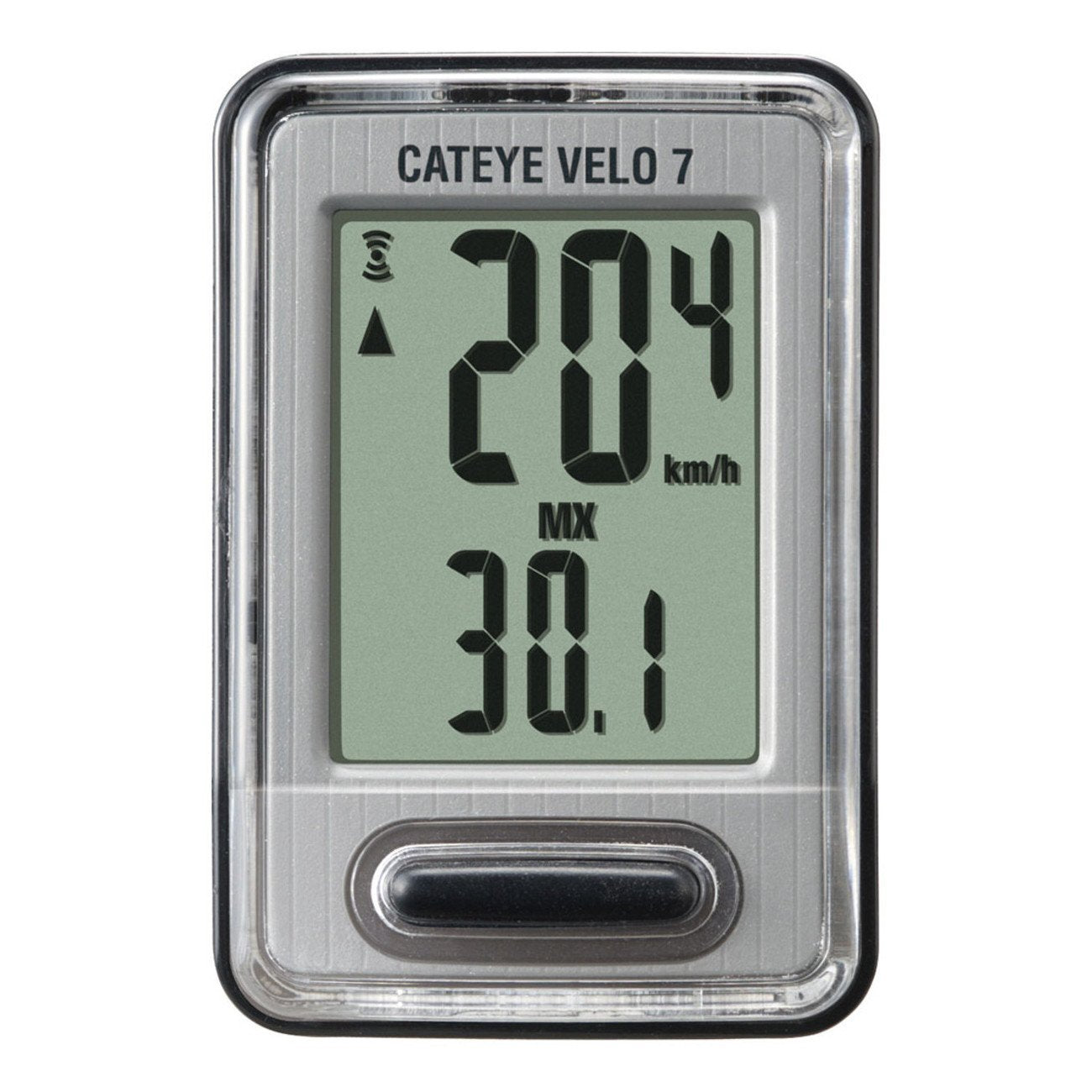 Cat Eye Velo 7 Wireless Bike Computer - GPS Speed & Distance Tracker for Cycling - Perfect for Road Bikes & Mountain Biking