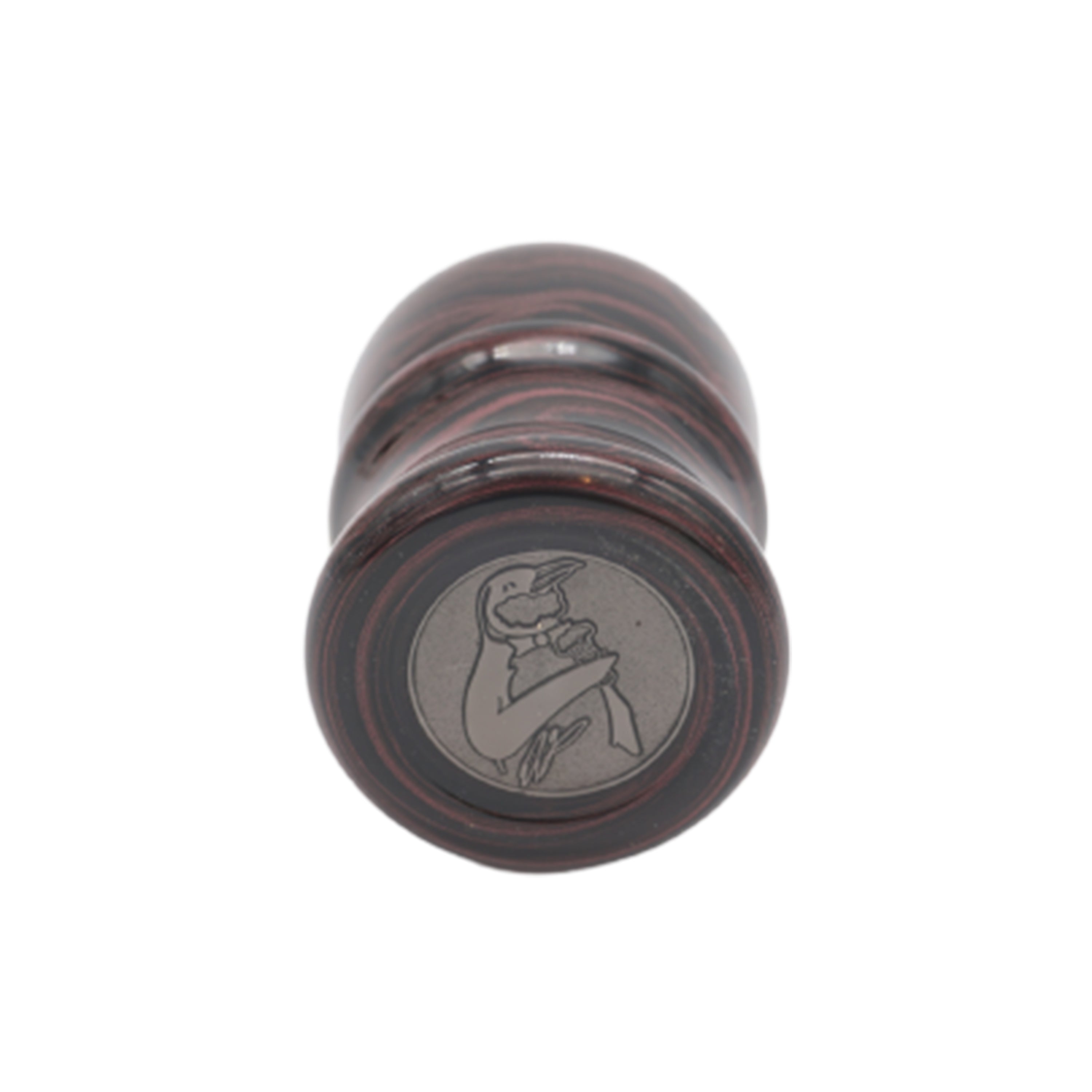 Premium Handmade Raspberry Ebonite Shaving Brush Handle - Compatible with 24mm & 26mm Knots - Perfect for Wet Shaving & Barber Shop Gifts