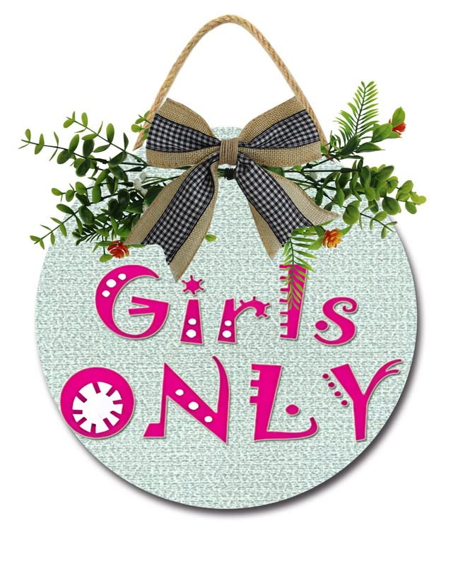 Girls Room Decor - 11x11 Inch Nursery & Kids Bedroom Wall Art - Cute Model 187 Design by Weytff - Perfect for Girls' Bedroom, Playroom & Birthday Gifts
