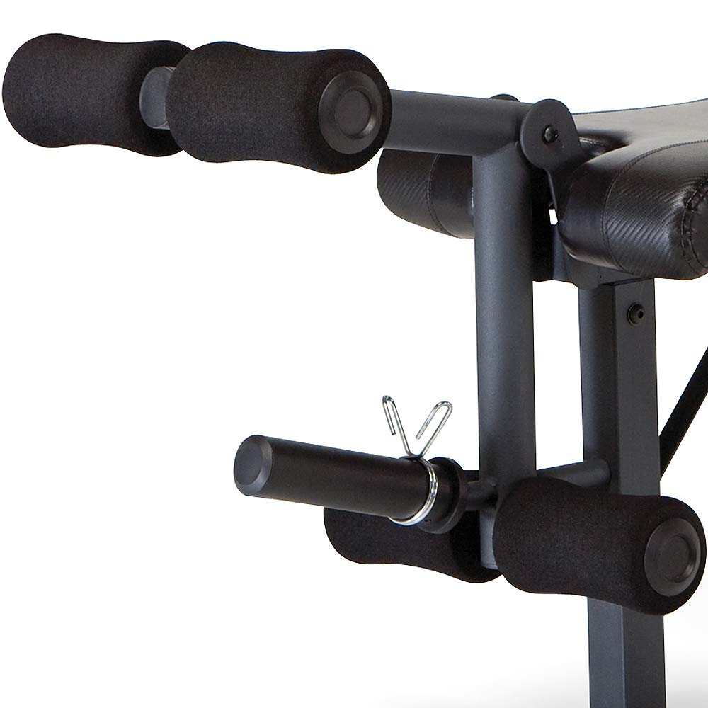 Marcy CB-729 Adjustable Olympic Weight Bench with Leg Developer - Heavy Duty Strength Training Equipment for Home Gym, Weight Lifting & Bodybuilding (Black) | Perfect for Home Workouts, CrossFit & Fitness Training