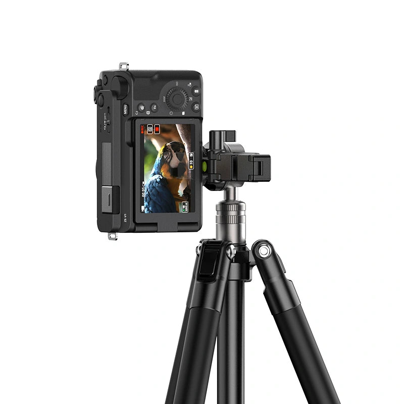 Ulanzi MT 63 Portable Mini Tripod Stand with Phone Mount - Compact Lightweight Travel Tripod for Smartphones, DSLR Cameras & Vlogging - Perfect for Travel, Photography & Content Creation
