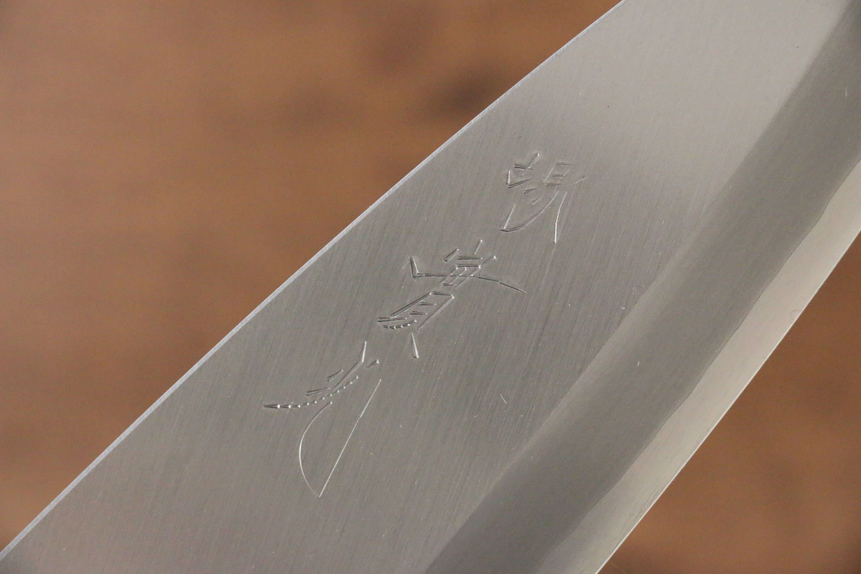 Jikko Silver Steel No.3 Deba Knife 150mm - Premium Japanese Kitchen Knife with Shitan Handle for Sushi, Fish Filleting & Professional Cooking