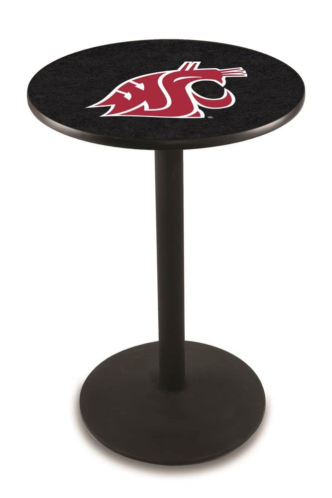 Officially Licensed Washington State University Holland Bar Stool L214B - Durable Pub Table for Home Bar, Kitchen Island & Game Room Decor