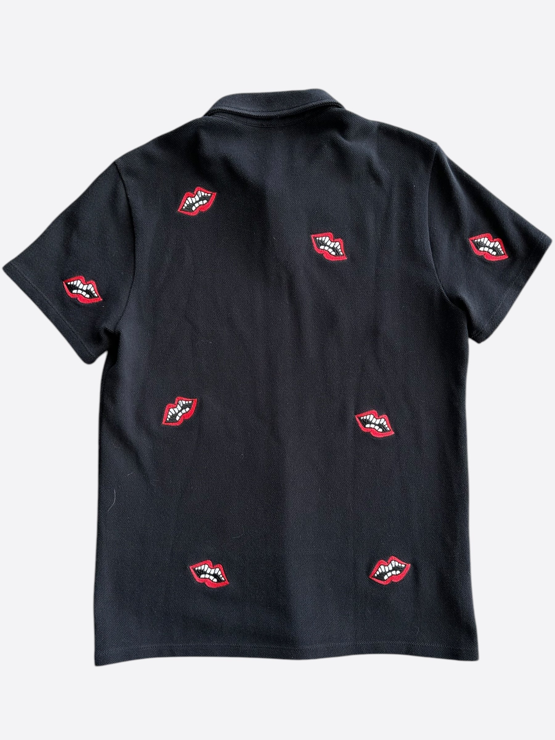 Chrome Hearts Matty Black Chomper Polo T-Shirt for Men | Premium Cotton Streetwear | Perfect for Casual Outings & Nightlife