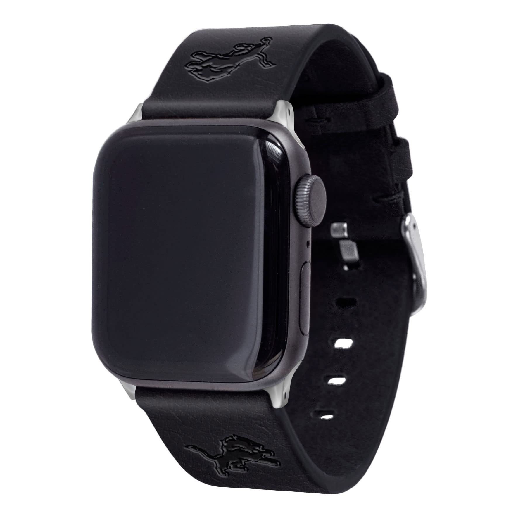 Detroit Lions Genuine Leather Watch Band for Apple Watch - Compatible with All Series, Perfect for Game Day & Casual Wear