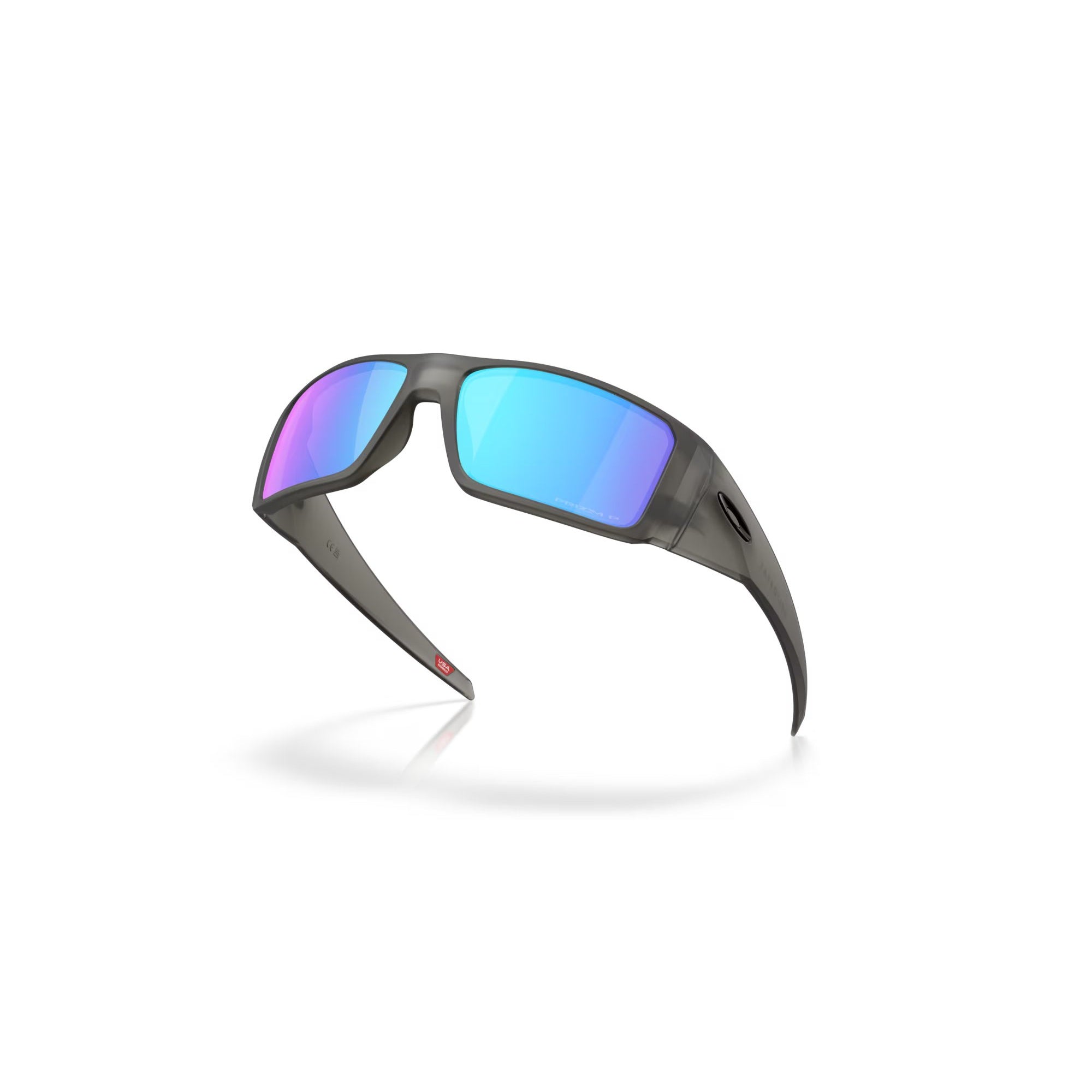 Oakley Heliostat Sunglasses - Matte Grey Smoke Lens - UV Protection & Polarized - Perfect for Running, Cycling & Outdoor Sports