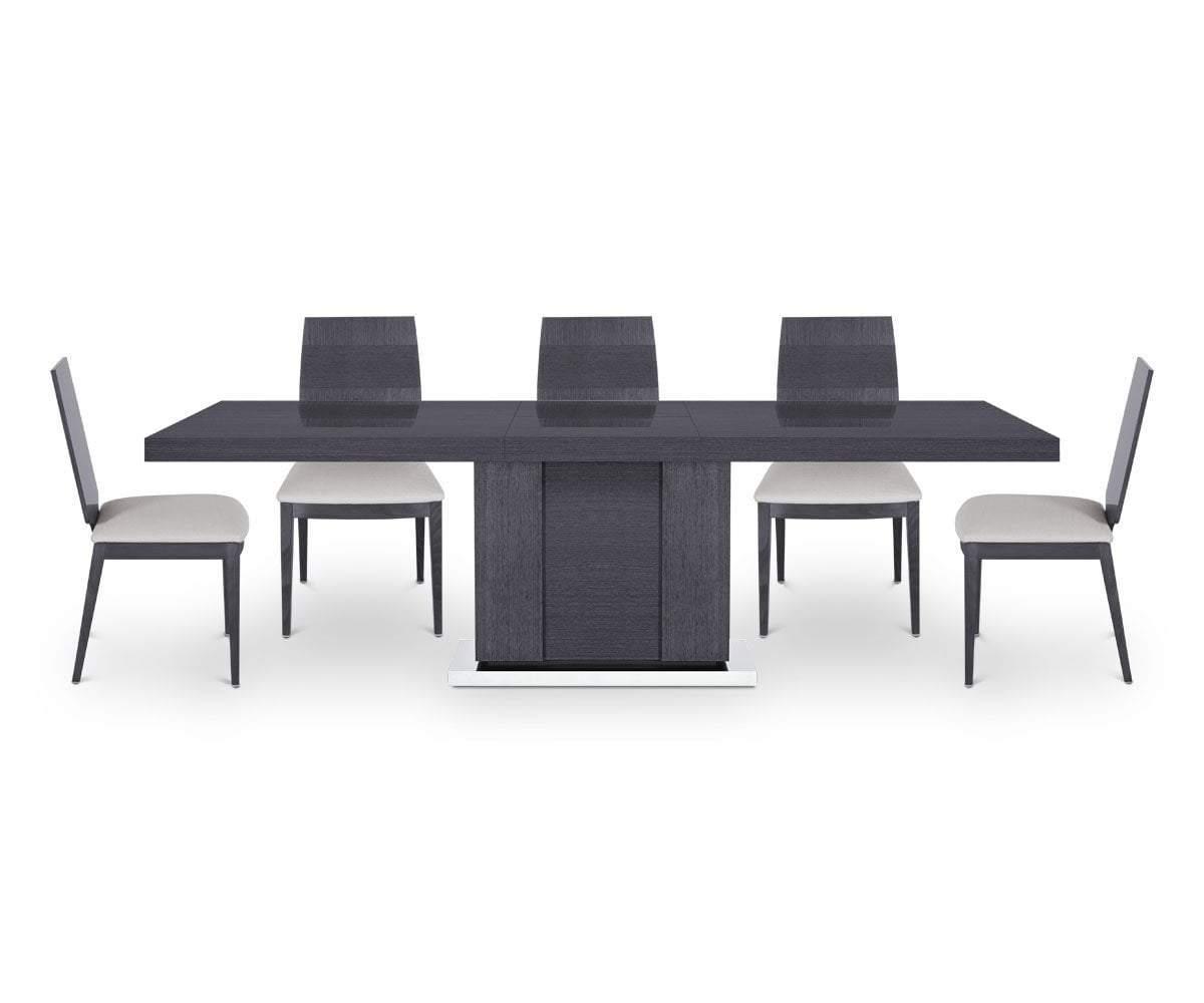 Mondiana Extendable Dining Table - Expandable Wooden Table for 6 to 8 People - Perfect for Family Dinners, Entertaining Guests & Small Space Living