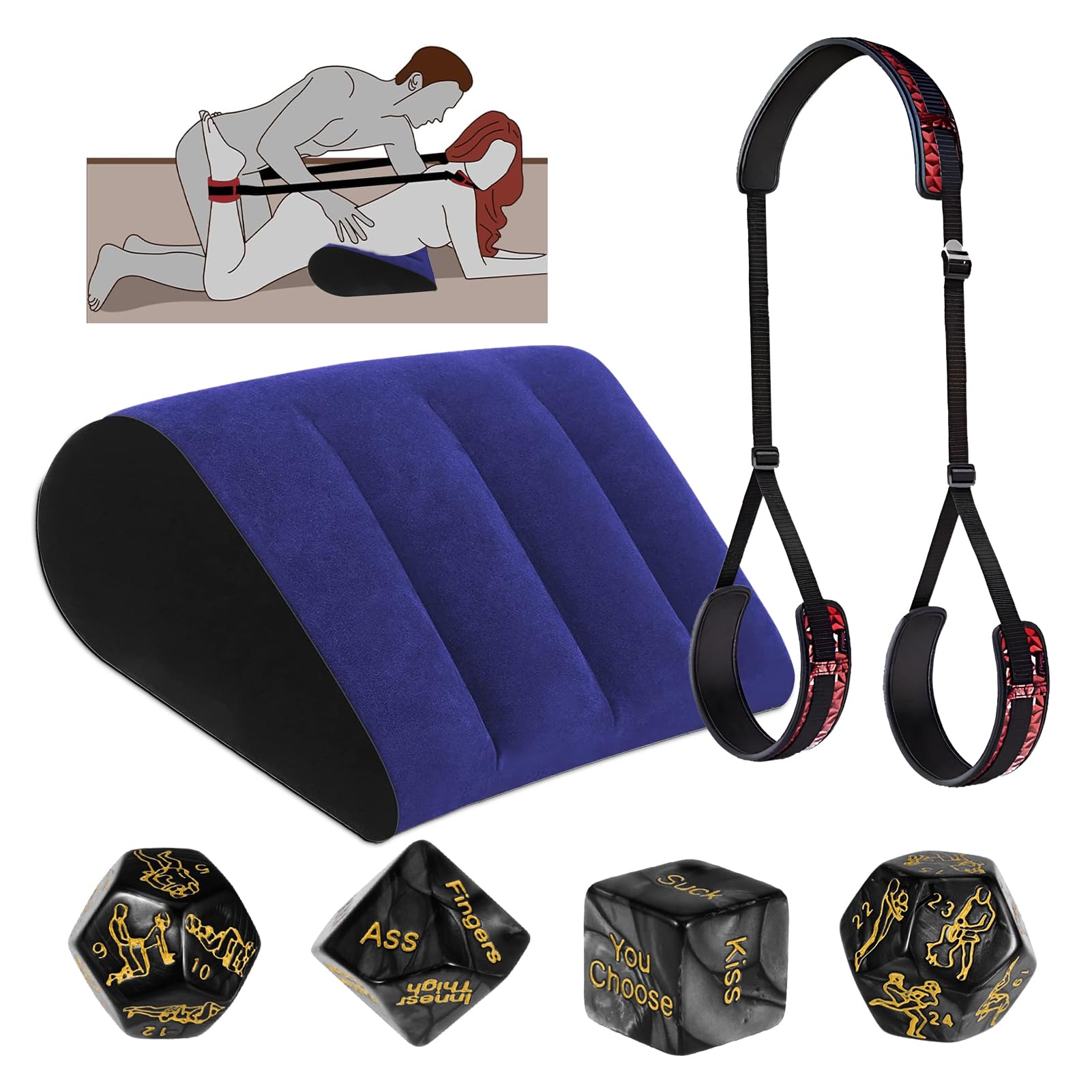 **Adjustable Sex Swing for Couples - Adult Sex Furniture with Posture Support, Bedroom Sex Toys for Enhanced Intimacy - Perfect for Spicing Up Your Love Life & Romantic Nights**