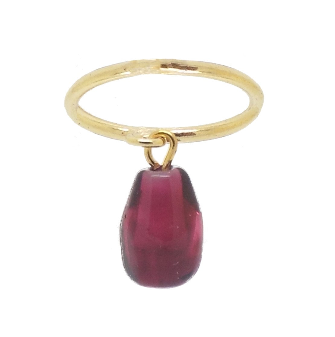 Persephone Pomegranate Ring - Elegant Gemstone Jewelry for Women, Dainty Red Stone Ring, Perfect for Gift Giving, Date Nights & Special Occasions