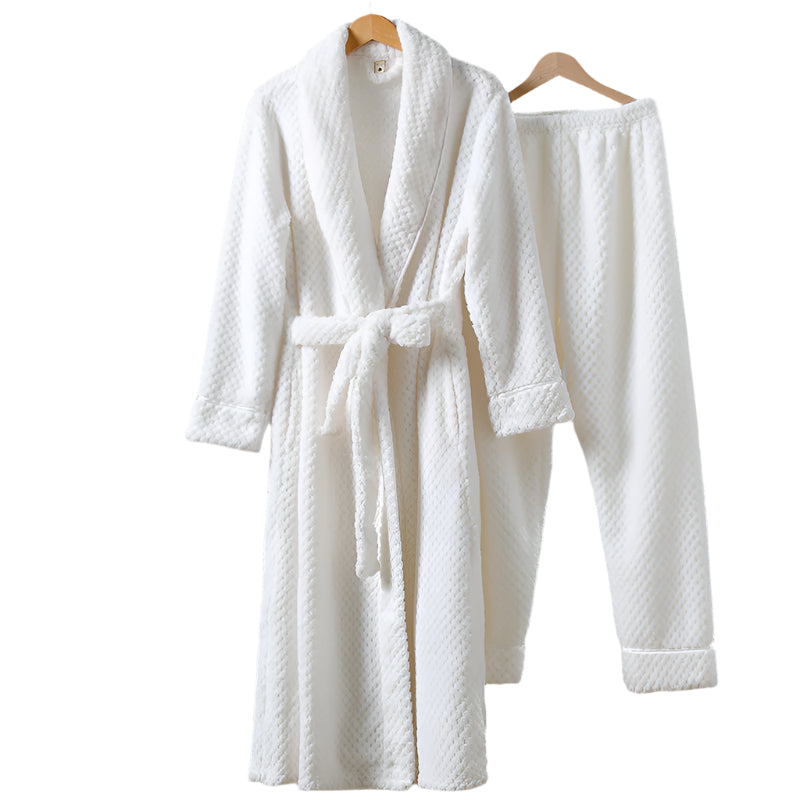 Cozy Women's Thermal Pajama Set - Winter Warm Sleepwear for Cold Nights - Perfect for Lounging, Sleeping & Staying Warm at Home