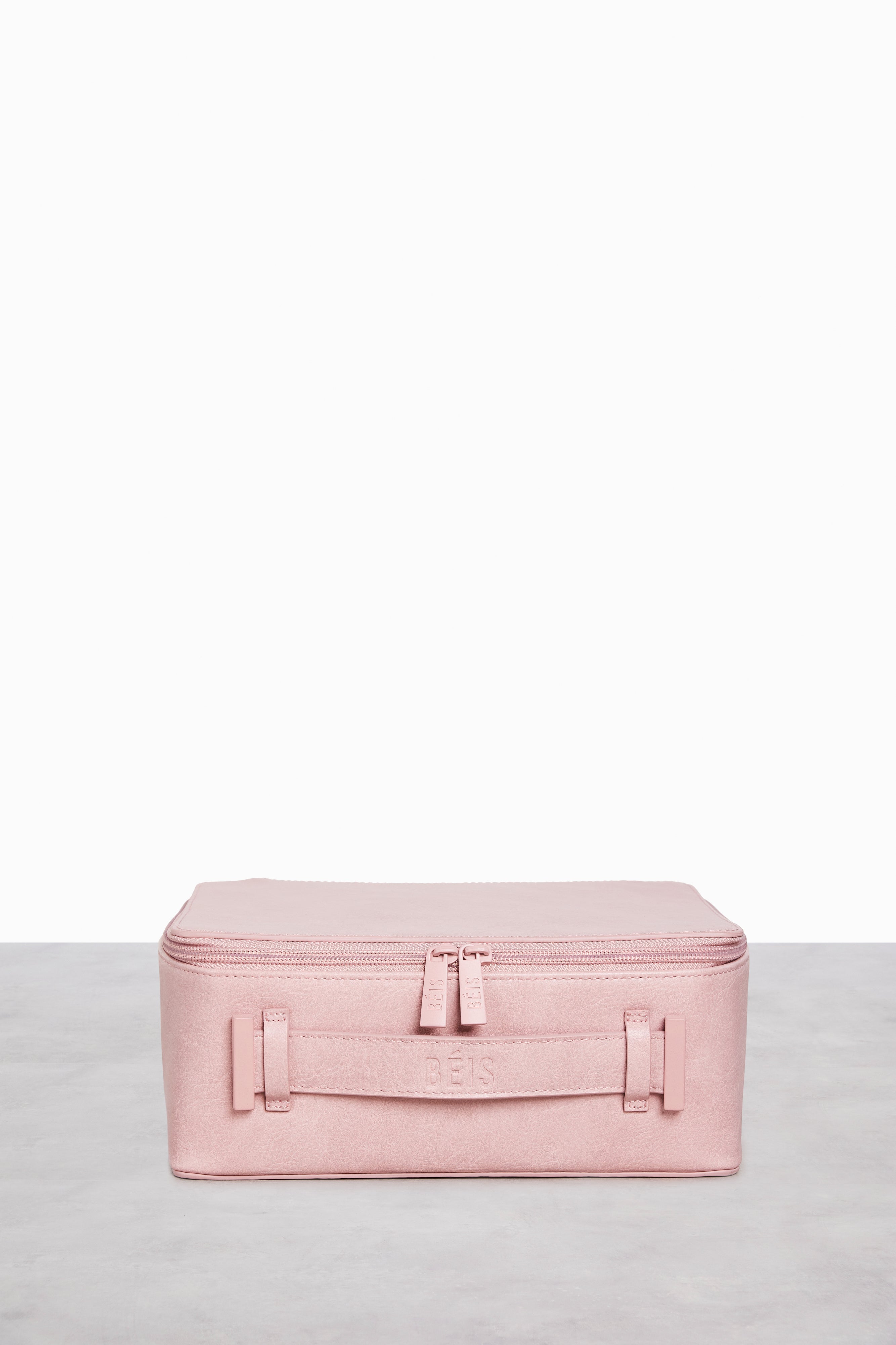 Atlas Pink Cosmetic Makeup Travel Case - Waterproof & Durable Organizer for Brushes, Lipstick, Skincare | Perfect for Travel, Gym, Home Storage