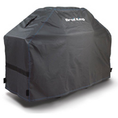 Broil King Black Grill Cover 64 x 45.5 Inches - Heavy Duty Waterproof BBQ Grill Protector for Outdoor Gas & Charcoal Grills - Perfect for Patio, Backyard, and Camping Use