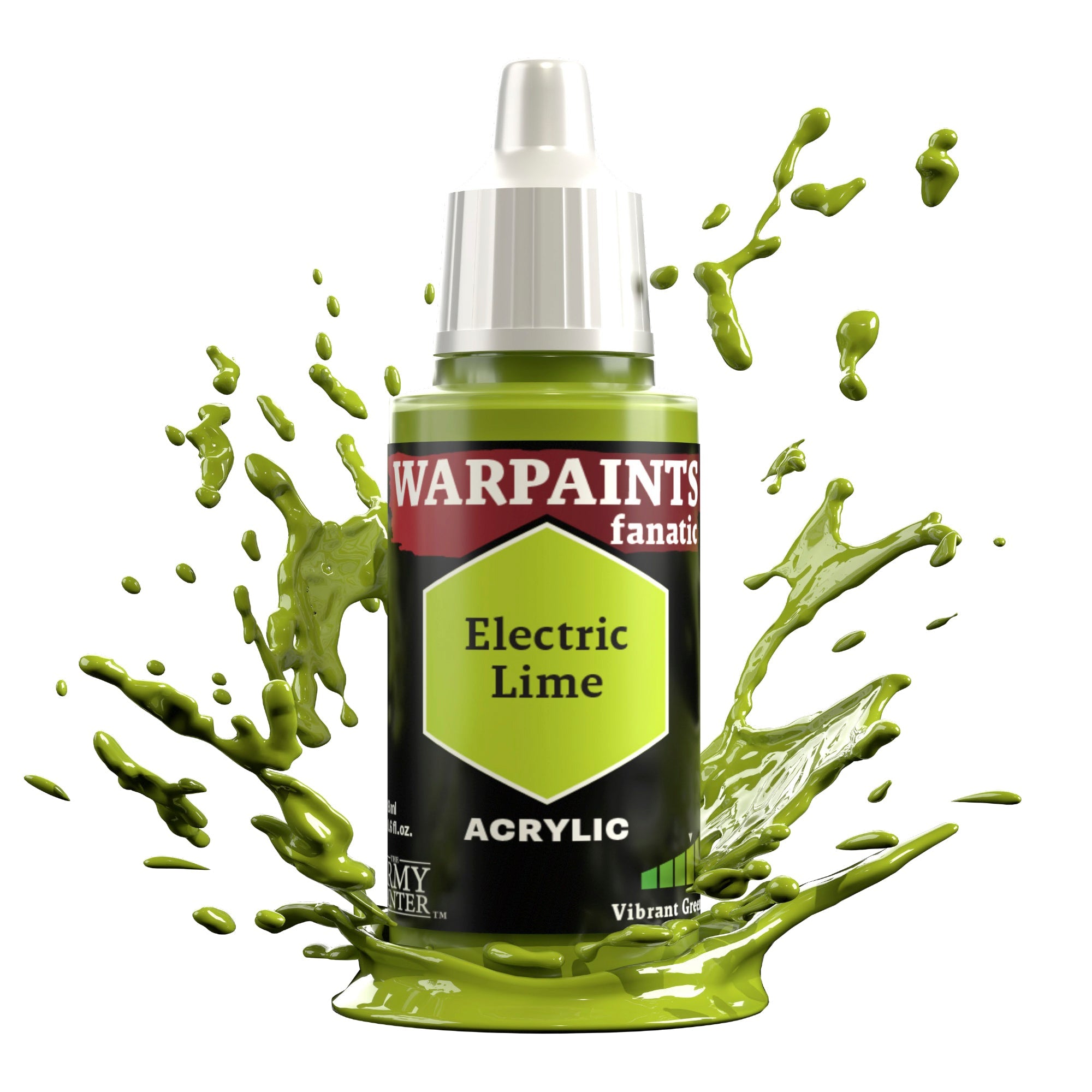 Warpaints Fanatic: Electric Lime - High-Quality Makeup for Cosplay, Halloween & Theatrical Performances