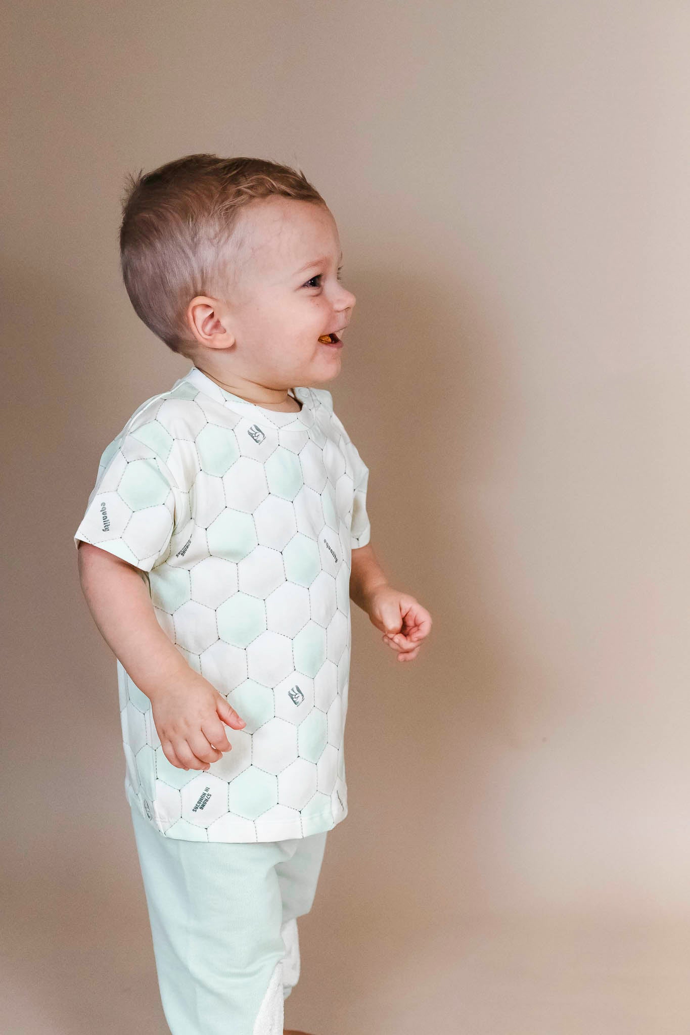 Enzo Football Misty T-Shirt for Toddler Boys - Soft Cotton Tee for Playtime, Sports & Casual Wear