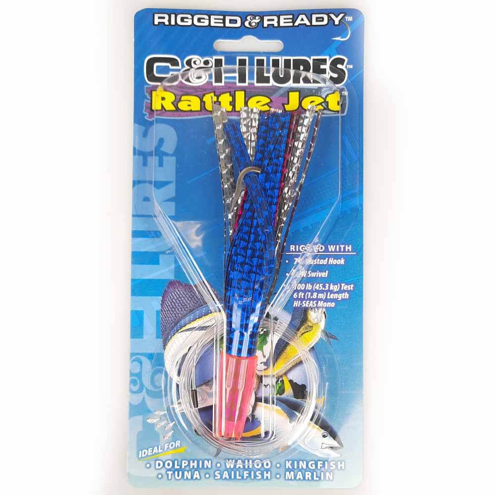 C&H Rattle Jet Lure - Premium Fishing Lure with Noise Attraction for Bass, Trout and Walleye - Perfect for Freshwater and Saltwater Fishing Adventures