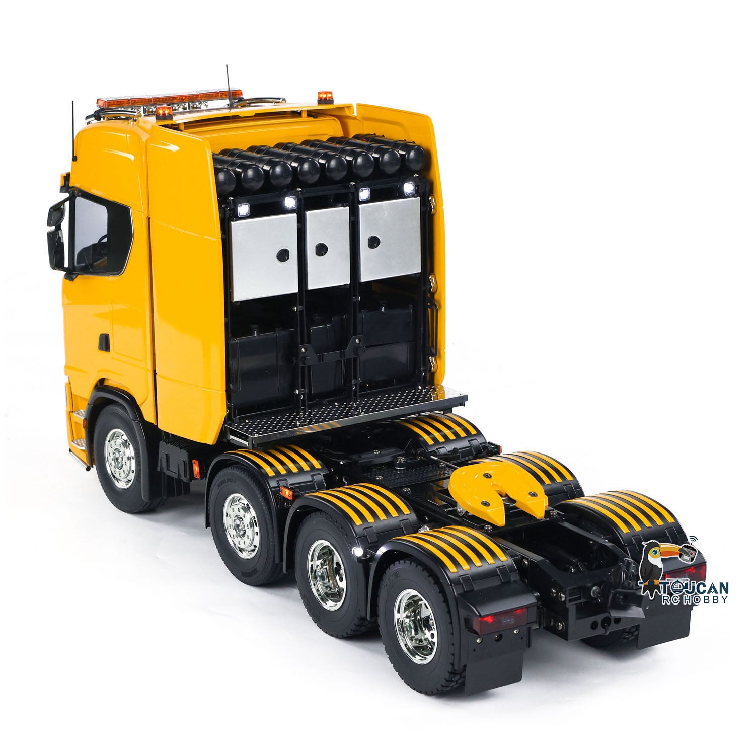 Pre-Order TAMIYA 56371 1/14 Scale 8X4 770S RC Tractor Truck with Painted Body, Lights & Sound - Remote Control Model Truck for Hobbyists & Collectors - Perfect for Racing, Off-Roading & Display