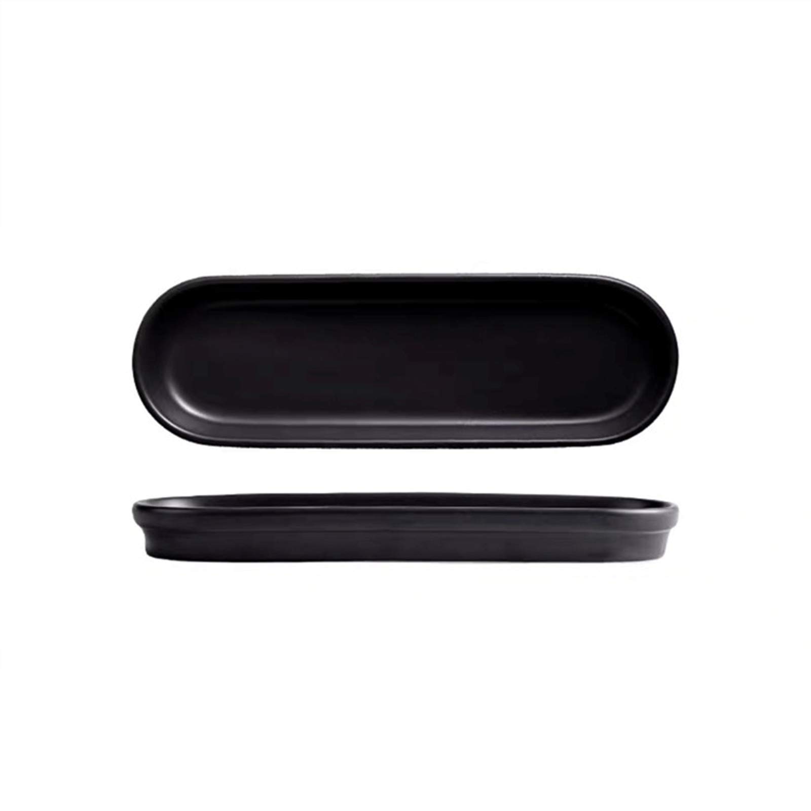 Premium AINEKUI Ceramic Dinner Plate Set - Elegant Black Dishware for Dining, Parties, Sushi & Desserts | Microwave & Dishwasher Safe | Perfect for Home, Restaurant & Special Occasions