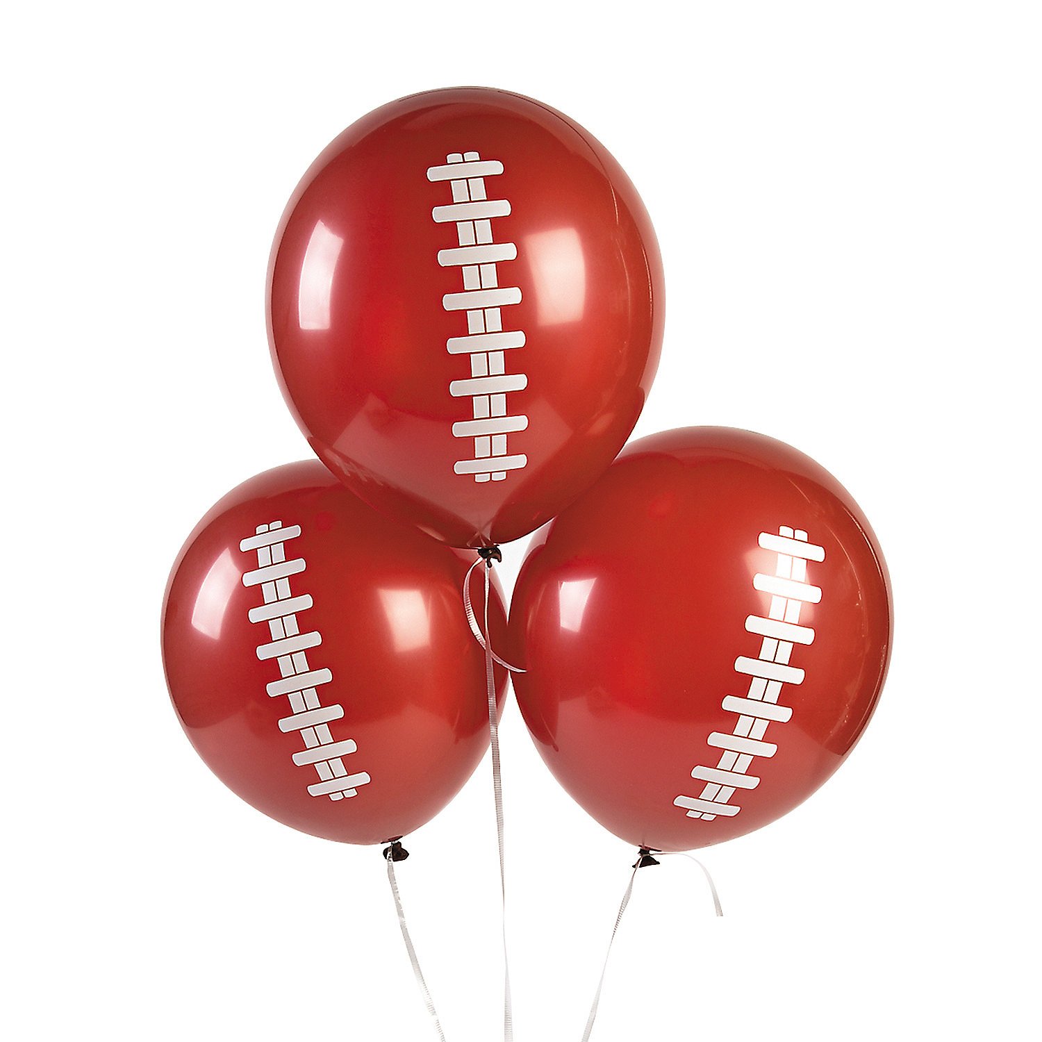 Adorable Football Print Latex Balloons - 11 Inch (Pack of 12) - Unique Sports Design - Perfect for Game Day Decorations, NFL Parties, Baby Showers & Birthday Celebrations