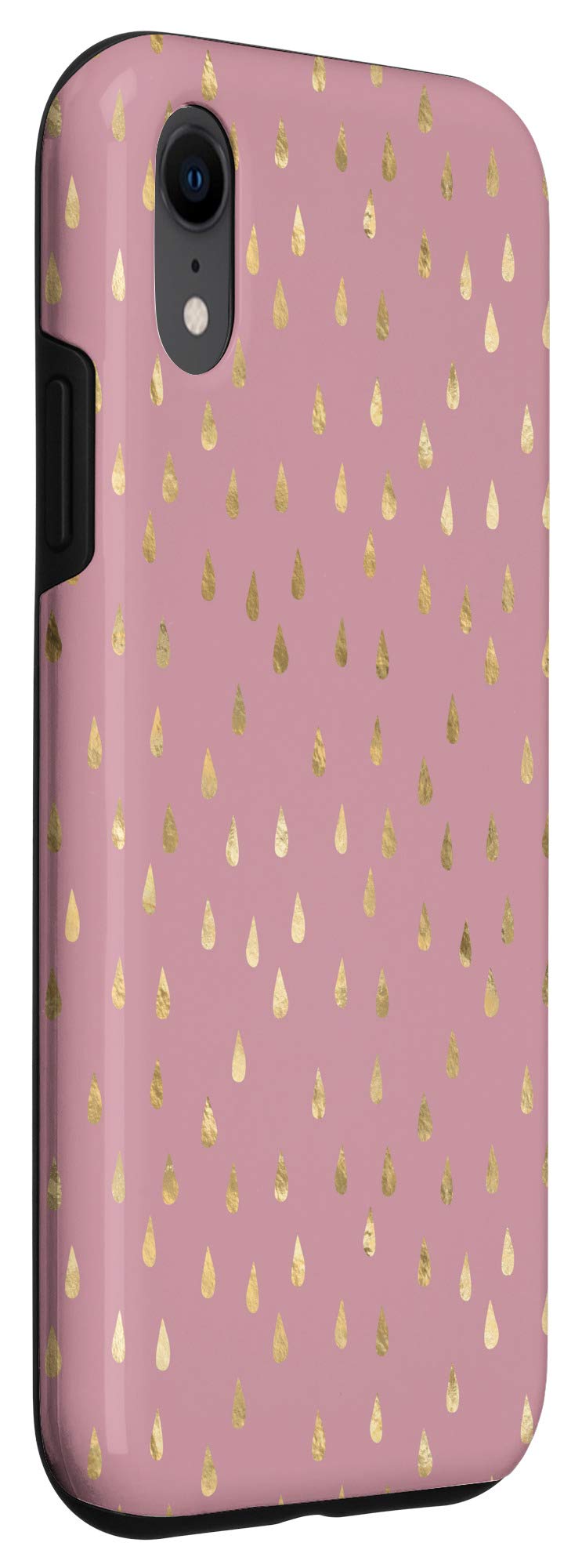 iPhone XR Pink Raindrops Case - Shockproof & Slim Protective Cover for iPhone XR - Perfect for Everyday Use, Travel & Outdoor Activities