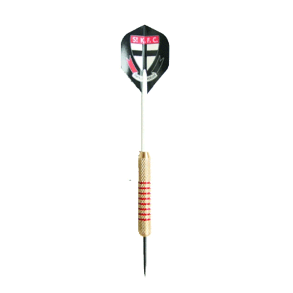 St Kilda Saints Professional Darts Set - 90% Tungsten Steel Tip Darts with Flights & Case - Perfect for Pub, Home, and Tournament Play