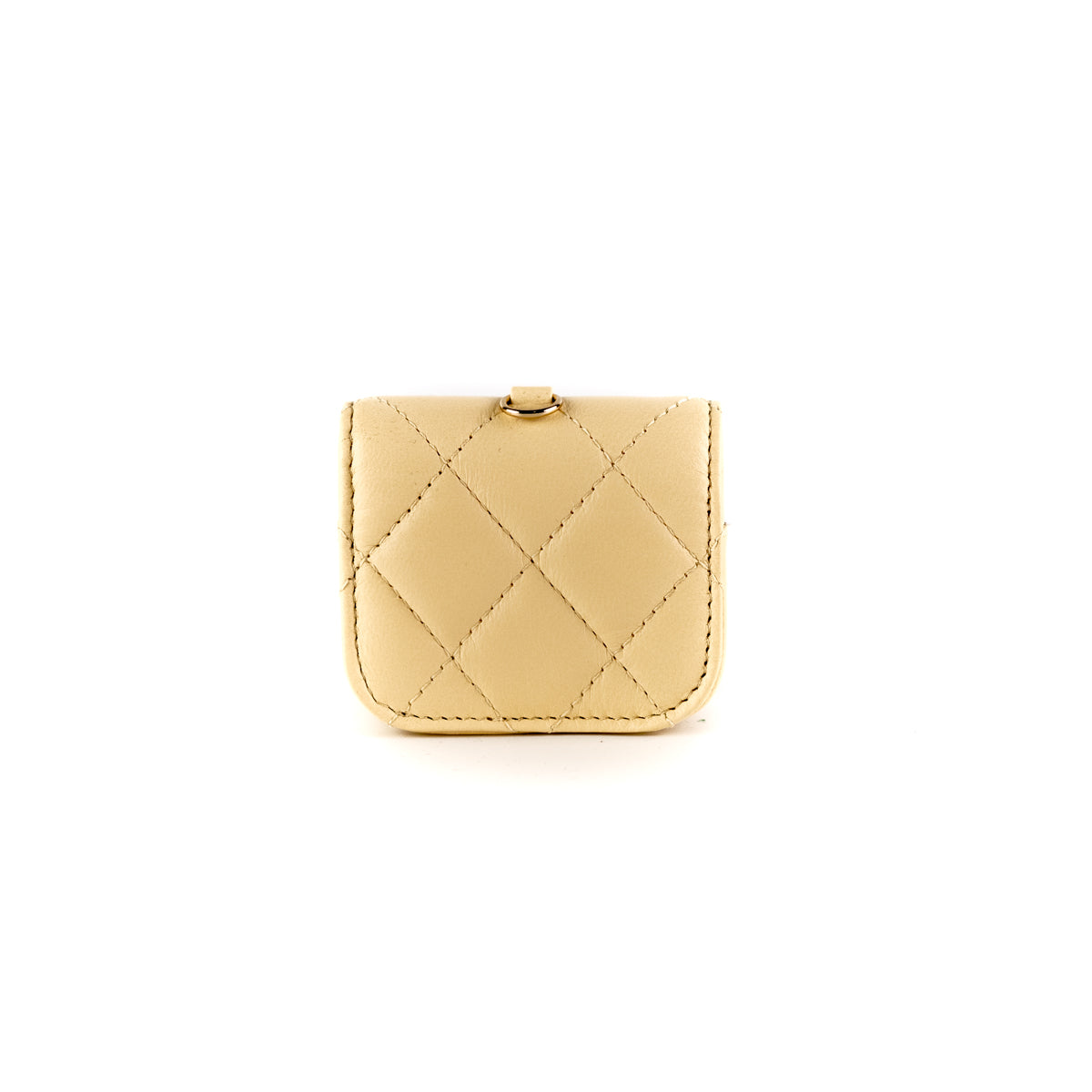 Chanel AirPods Case Light Yellow - Luxury Protective Cover for AirPods 1/2/3/Pro - Fashionable & Durable Accessory - Perfect for Travel, Work & Everyday Use