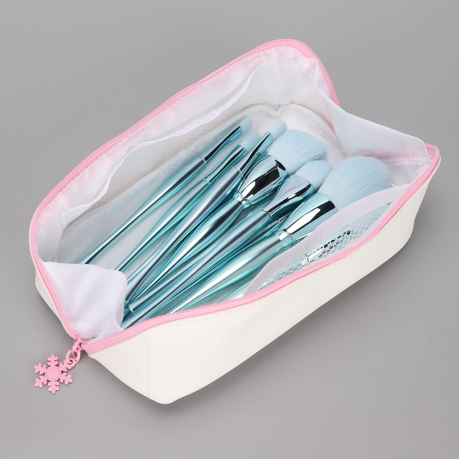 EXCLUZO Professional 10-Piece Makeup Brush Set - Soft Blush Brush, Foundation, Eyeshadow & Powder Brushes for Flawless Daily Makeup | Perfect for Home, Travel & Professional Makeup Artists