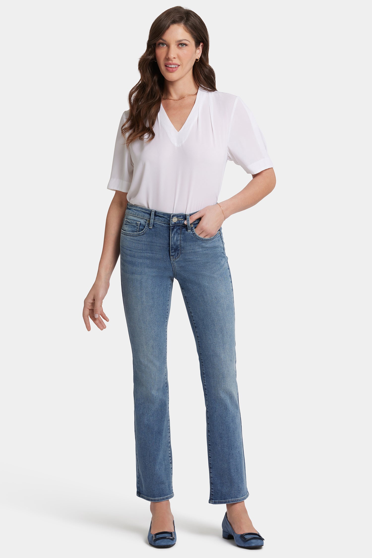 Barbara Bootcut Jeans for Women - Classic Heyburn Wash Denim Pants | Comfortable & Stylish for Casual Wear, Office, and Date Nights