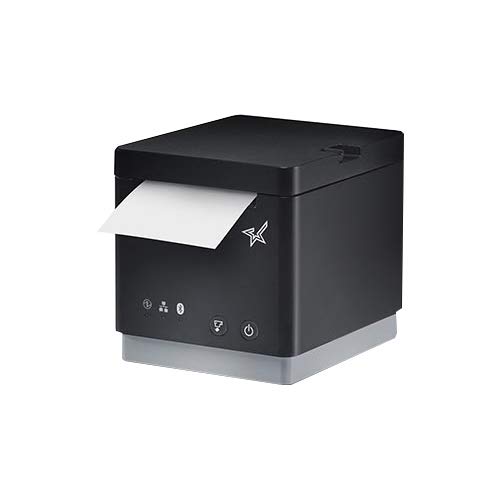 Star Micronics mC-Print2 2-inch Thermal POS Printer - Ethernet/LAN, USB, Bluetooth & Lightning Connectivity with CloudPRNT | Includes Peripheral Hub, Cutter & External Power Supply | Ideal for Retail Stores, Restaurants & Hospitality Businesses (Black, Model 39653110)