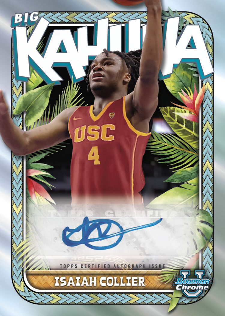 2023-24 Topps Bowman University Chrome Basketball Cards - Single Pack | Collectible Sports Trading Cards for Fans & Enthusiasts | Perfect for Gifts, Trading & Display