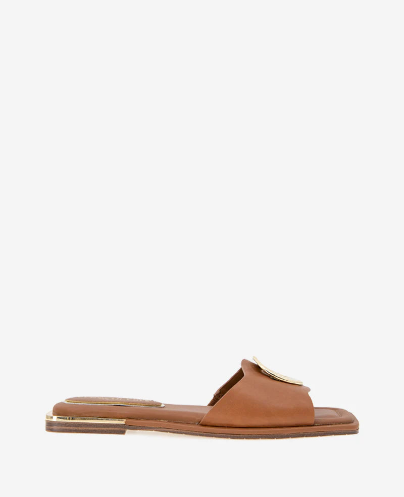 Kenneth Cole Asher Tan Women's Loafers - Comfortable Slip-On Shoes for Work, Office & Casual Wear