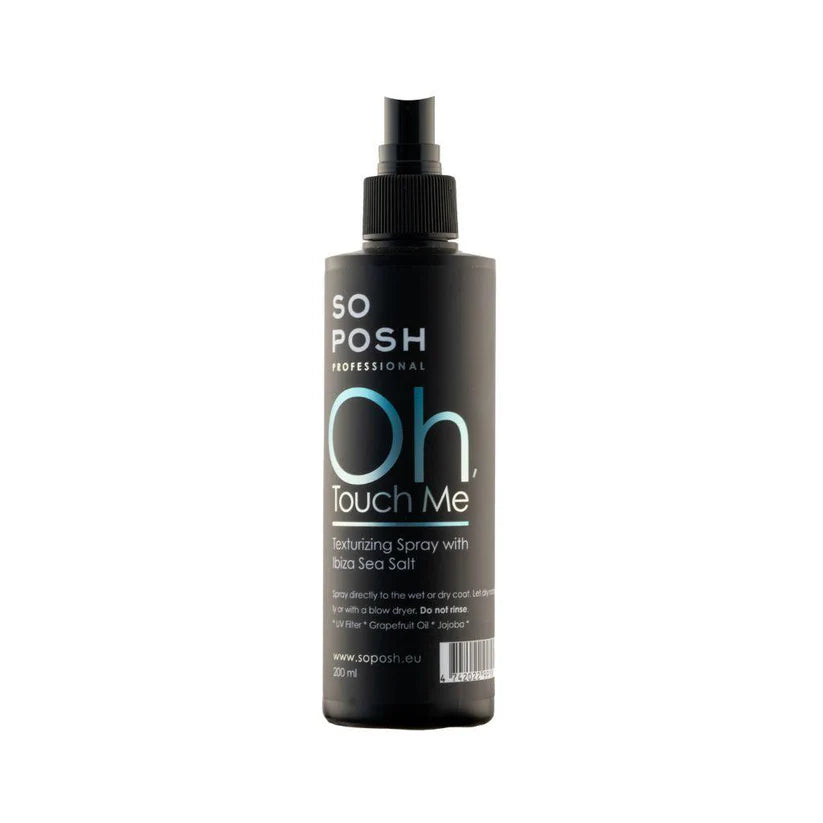 So Posh Oh Touch Me Texturizing Spray for Hair - 200ml/6.76oz Volumizing & Texturizing Hair Spray - Perfect for Beach Waves, Updos & Everyday Volume