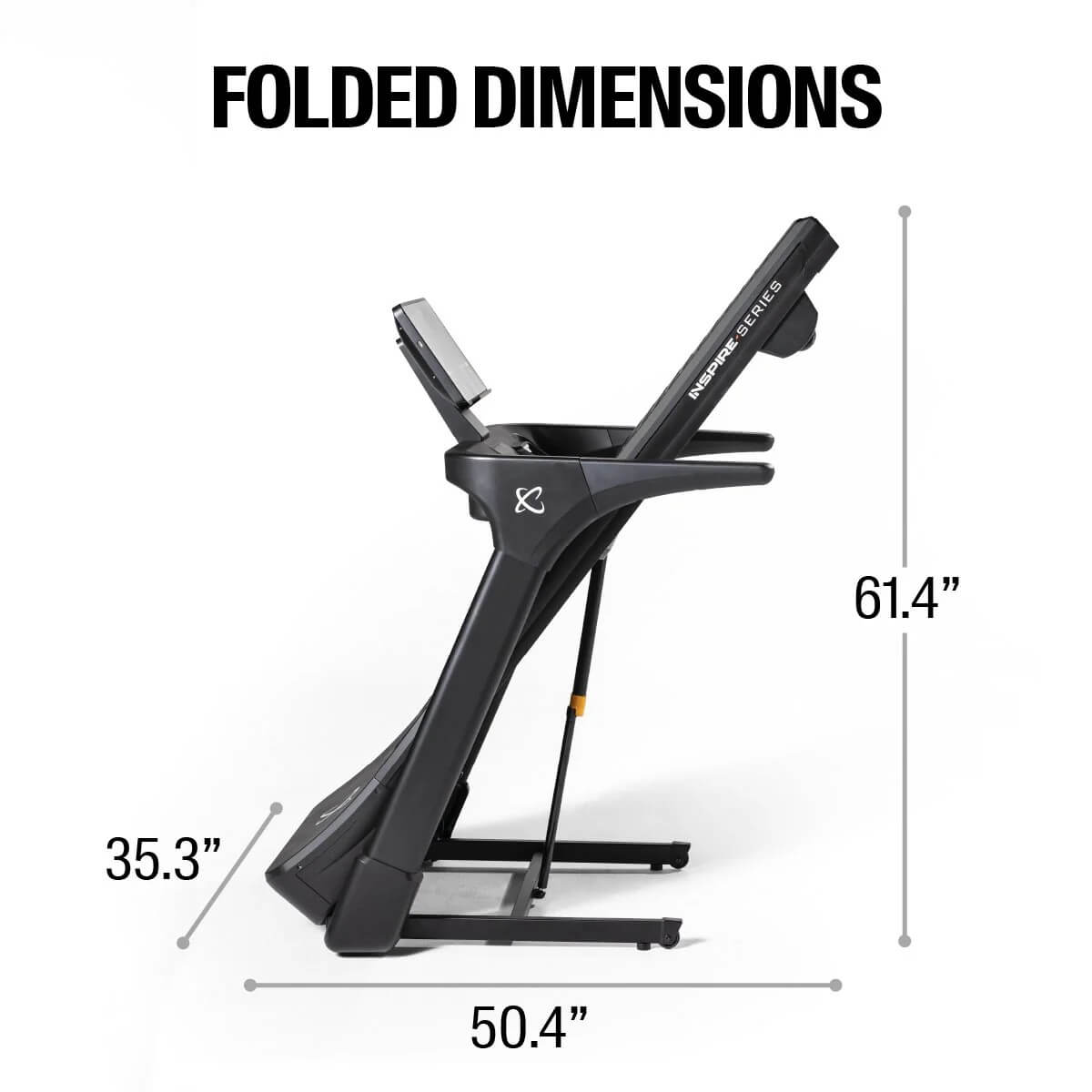 Inspire Series T5 Treadmill - Premium Home Fitness Equipment for Running & Walking | Perfect for Small Spaces, Home Gyms & Cardio Workouts