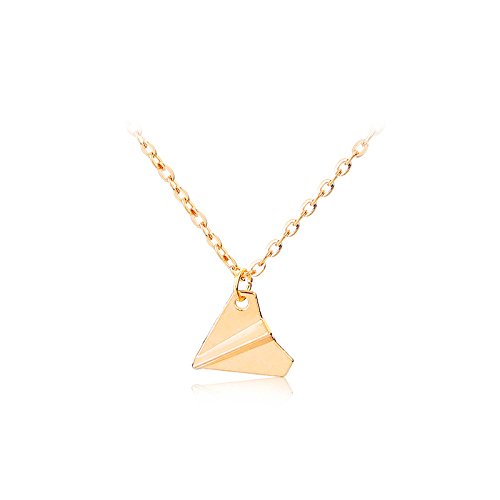 Stylish Paper Airplane Pendant Necklace - 3Pcs Travel Inspired Jewelry for Women & Men | Perfect for Travel Lovers, Aviation Enthusiasts & Unique Gift Ideas