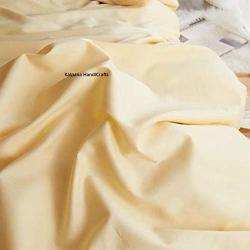 Pastel Yellow Queen Duvet Cover Set - Washed Cotton Reversible Bedding for Cozy Sleep